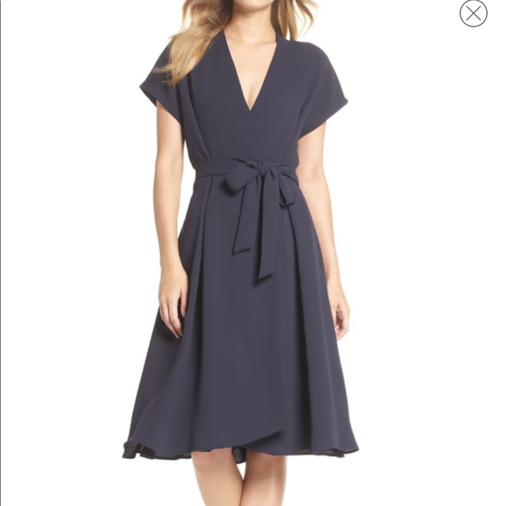 Gal meets glam Audrey wrap dress